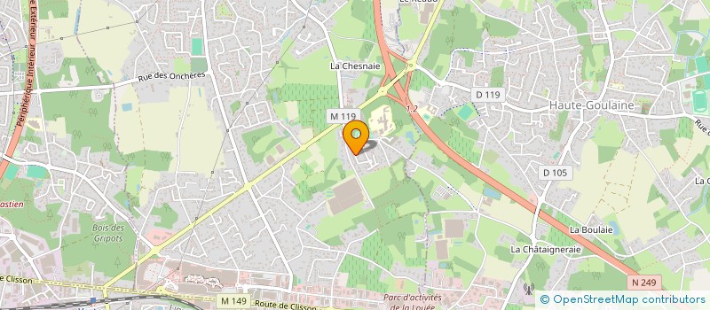 localisation de l'entreprise AETHERLY  BASSE-GOULAINE