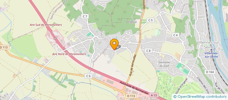 localisation de l'entreprise AETHERYS  ORGEVAL