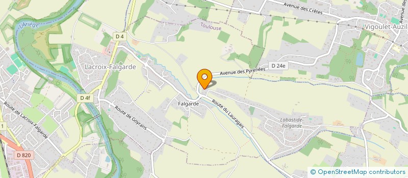 localisation de l'entreprise AETHON  LACROIX-FALGARDE