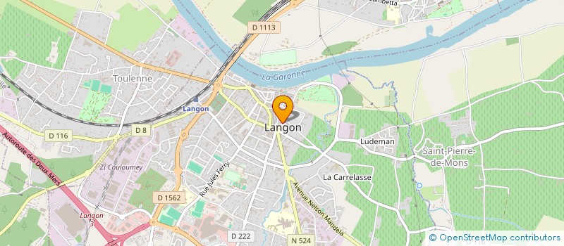 localisation de l'entreprise AETHRA à LANGON