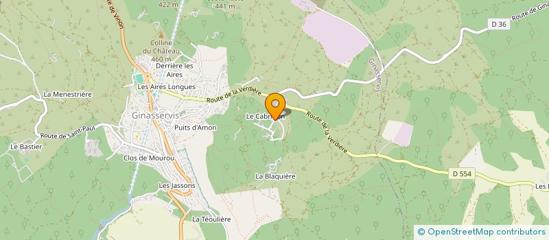 localisation de l'entreprise AETI  GINASSERVIS