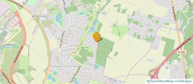 localisation de l'entreprise AETIUS PATRIMOINE  MAGNY-LE-HONGRE