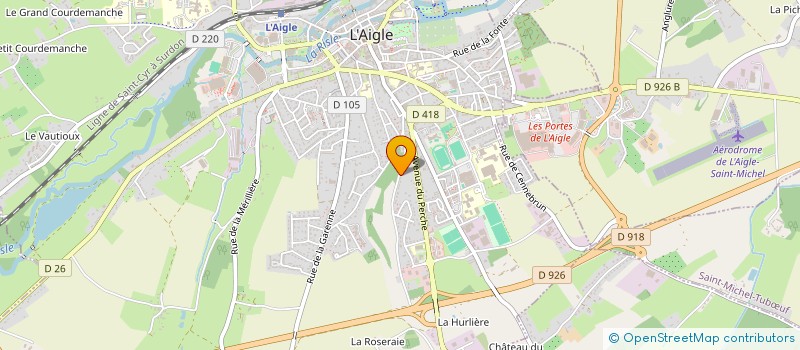 localisation de l'entreprise AETOS 61 à L'AIGLE