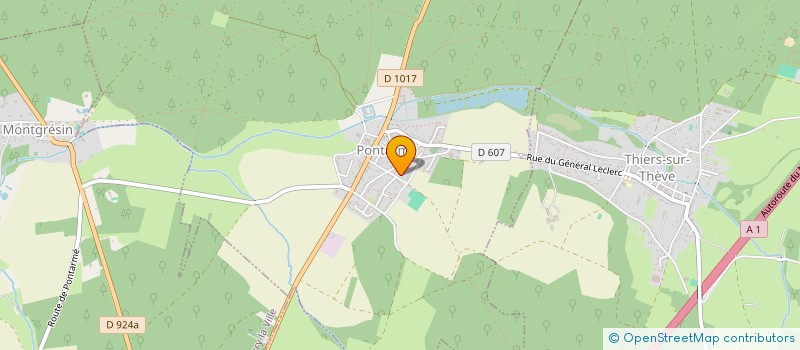 localisation de l'entreprise AETYS TECH  PONTARME