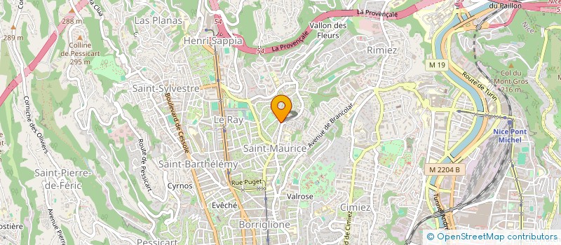 localisation de l'entreprise AEVA  NICE