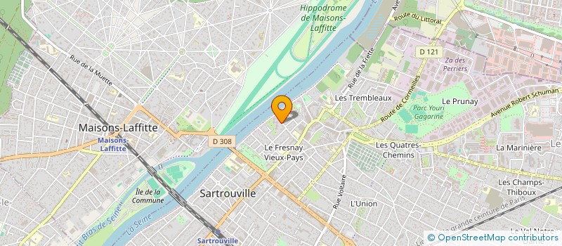 localisation de l'entreprise AEVAN à SARTROUVILLE