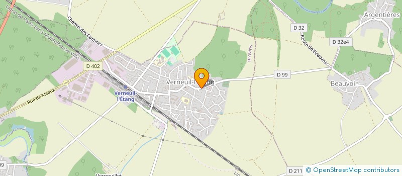 localisation de l'entreprise AEVENTY  VERNEUIL-L'ETANG