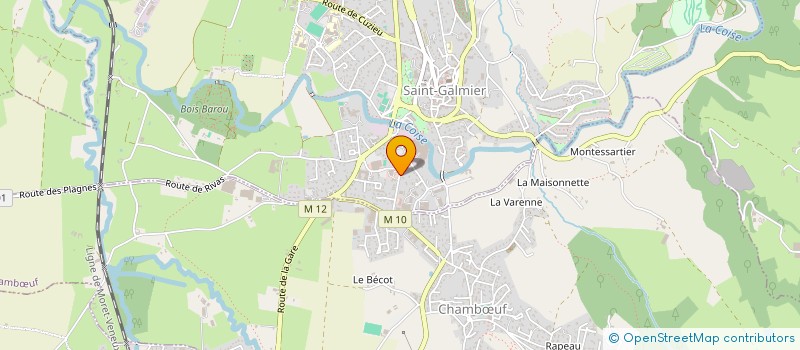 localisation de l'entreprise AEVM  SAINT-GALMIER