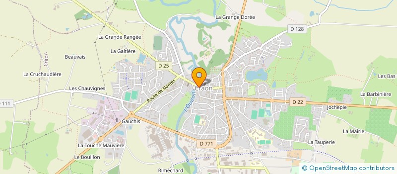 localisation de l'entreprise AEVM à CRAON