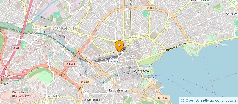 localisation de l'entreprise AEVOLUTIVE à ANNECY