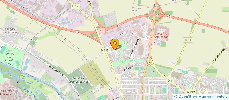 localisation de l'entreprise AEXO-GAMES à AMIENS