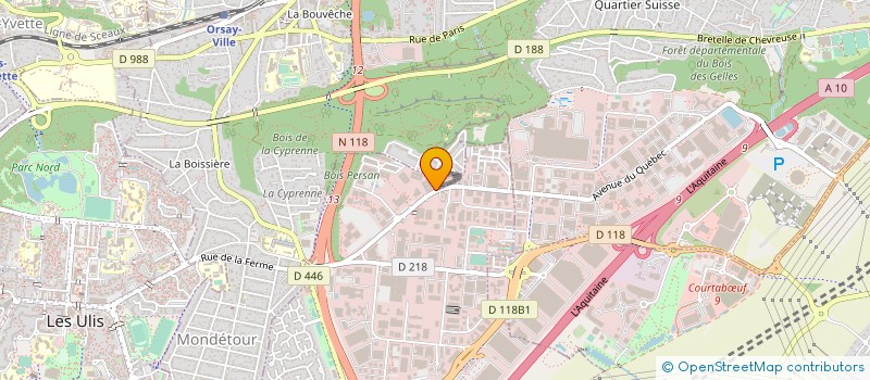 localisation de l'entreprise AEXOR à LES ULIS