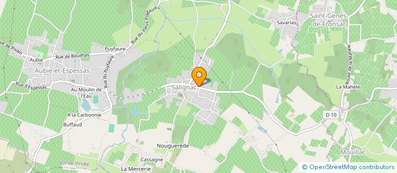 localisation de l'entreprise AEXOS  SAINT-ANDRE-DE-CUBZAC