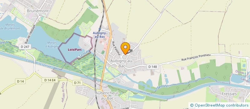 localisation de l'entreprise AEY à AUBIGNY-AU-BAC