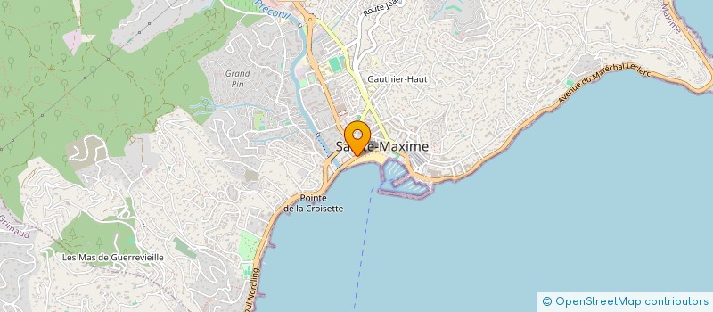 localisation de l'entreprise AEZA à SAINTE-MAXIME