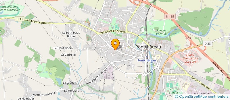 localisation de l'entreprise AEZER  PONTCHATEAU