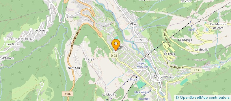localisation de l'entreprise AF (03) à MORZINE
