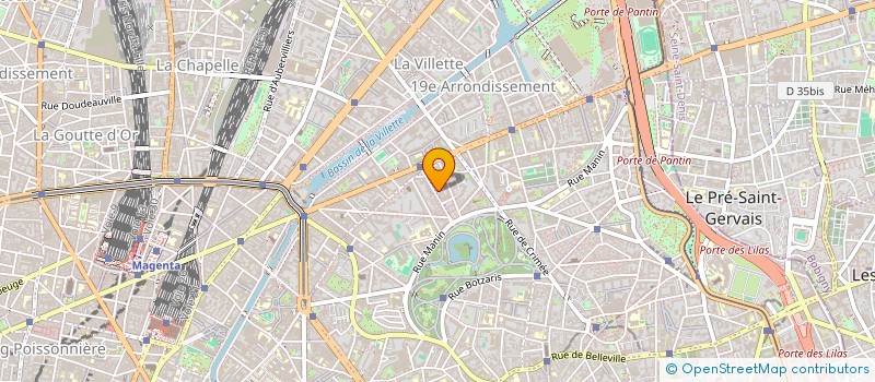 localisation de l'entreprise AF 1268  PARIS