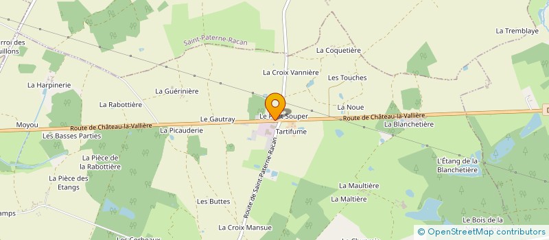 localisation de l'entreprise AF 37 à NEUILLE-PONT-PIERRE