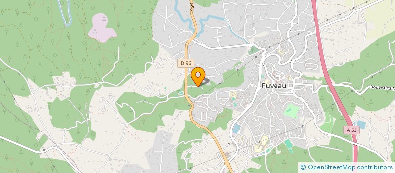 localisation de l'entreprise AF  FUVEAU