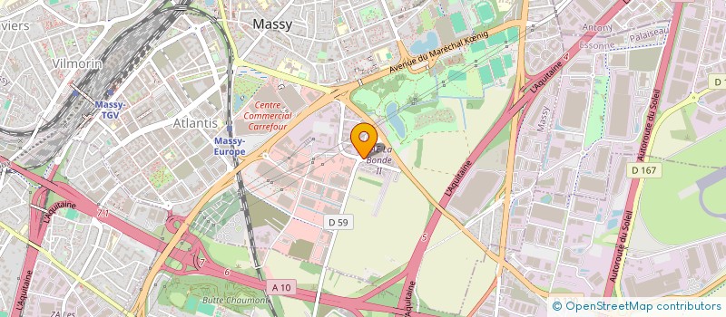 localisation de l'entreprise AF à MASSY