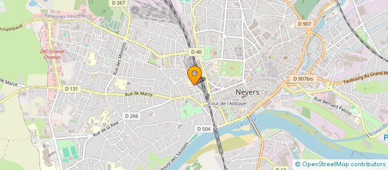 localisation de l'entreprise AF à NEVERS