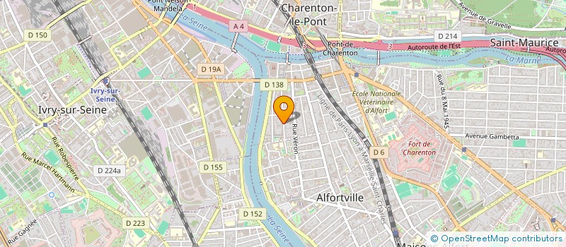 localisation de l'entreprise AF  ALFORTVILLE