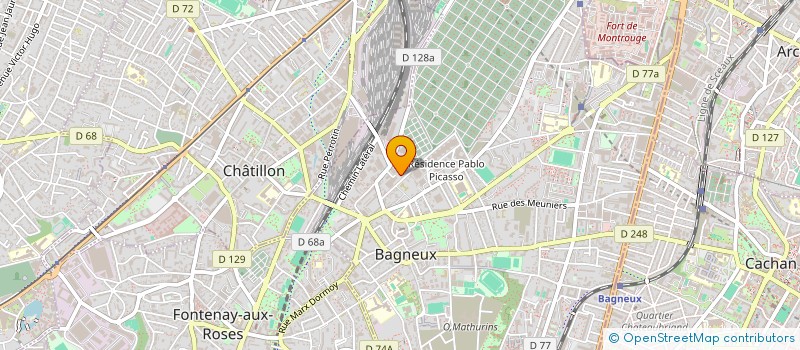 localisation de l'entreprise AF ABDR à BAGNEUX