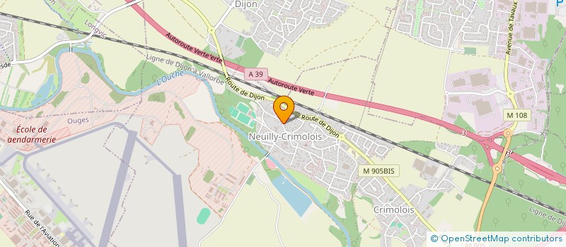 localisation de l'entreprise AF AMD  NEUILLY-CRIMOLOIS