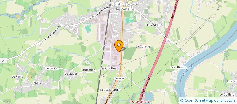 localisation de l'entreprise AF AMENAGEMENT  ANDREZIEUX-BOUTHEON