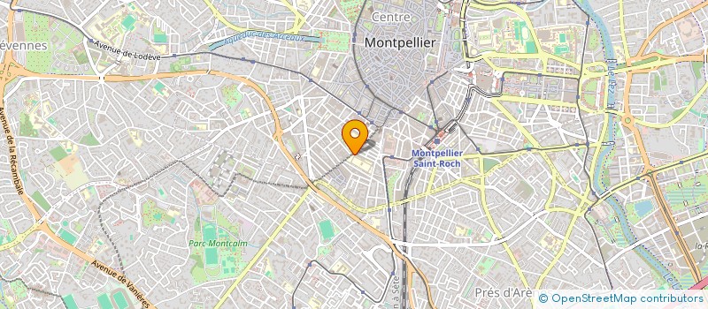 localisation de l'entreprise AF AUTO CLEMENCEAU à MONTPELLIER