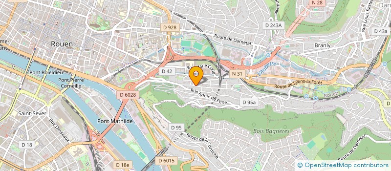 localisation de l'entreprise AF  BATAILLE  ROUEN