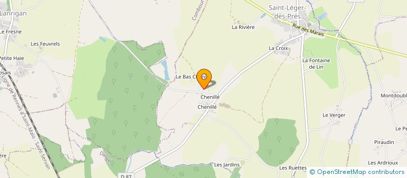 localisation de l'entreprise AF BATIMENT  SAINT-LEGER-DES-PRES