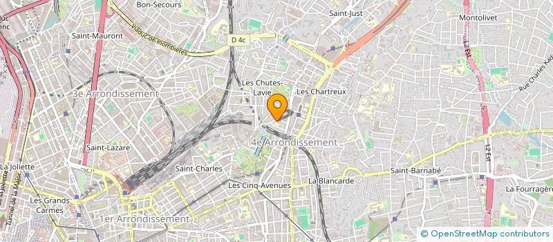 localisation de l'entreprise AF CHEMISAGE 13  MARSEILLE