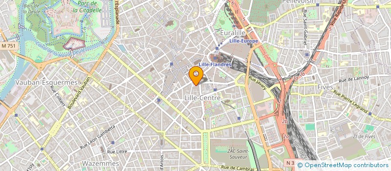 localisation de l'entreprise AF CLOUD à LILLE