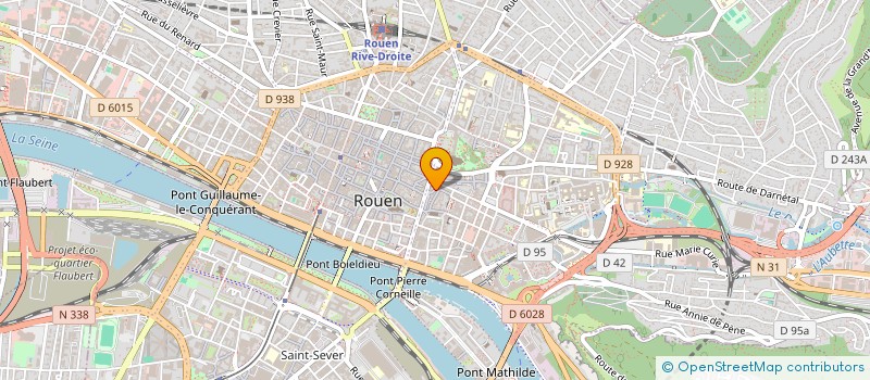 localisation de l'entreprise AF & CO à ROUEN