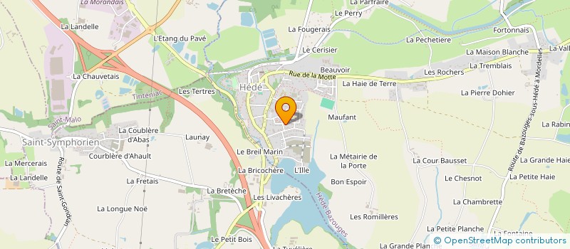localisation de l'entreprise AF CO. à HEDE-BAZOUGES