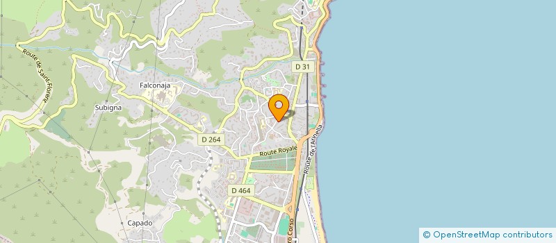 localisation de l'entreprise AF COIFFURE à BASTIA