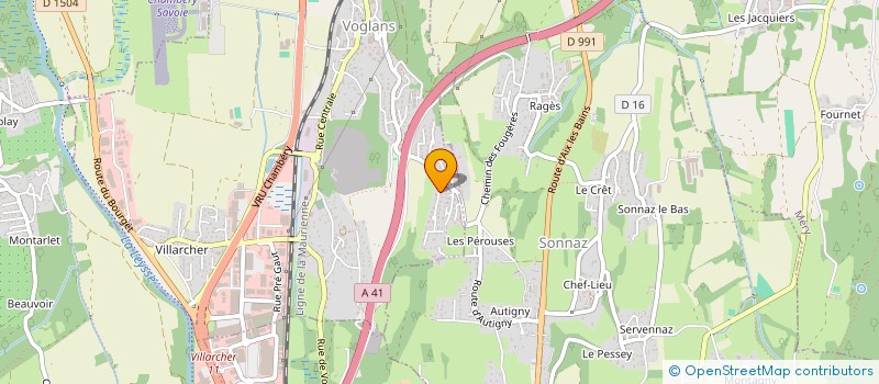 localisation de l'entreprise AF CONSEIL  VOGLANS