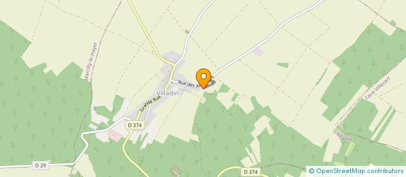 localisation de l'entreprise AF CONSEIL  VILLADIN