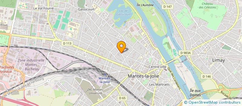 localisation de l'entreprise AF CONSTRUCITON à MANTES-LA-JOLIE