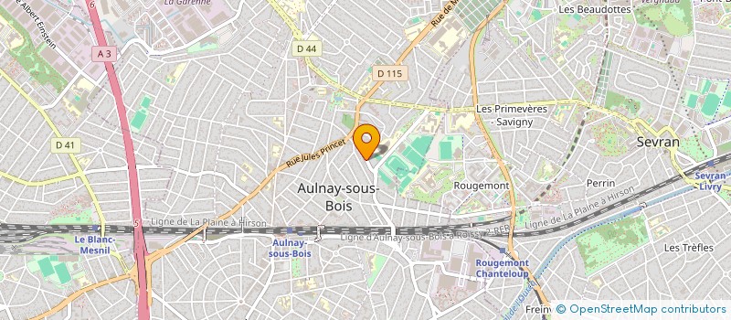 localisation de l'entreprise AF CONSTRUCT à AULNAY-SOUS-BOIS