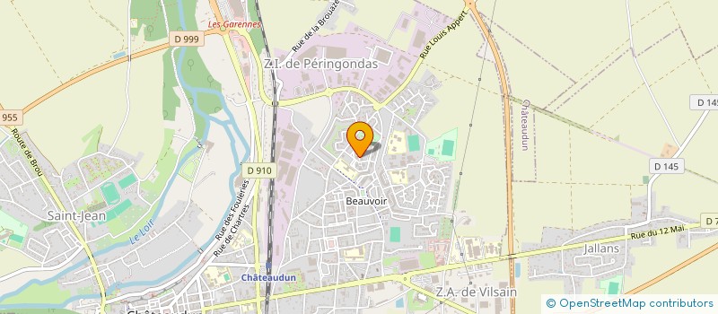 localisation de l'entreprise AF CONSTRUCTION à CHATEAUDUN