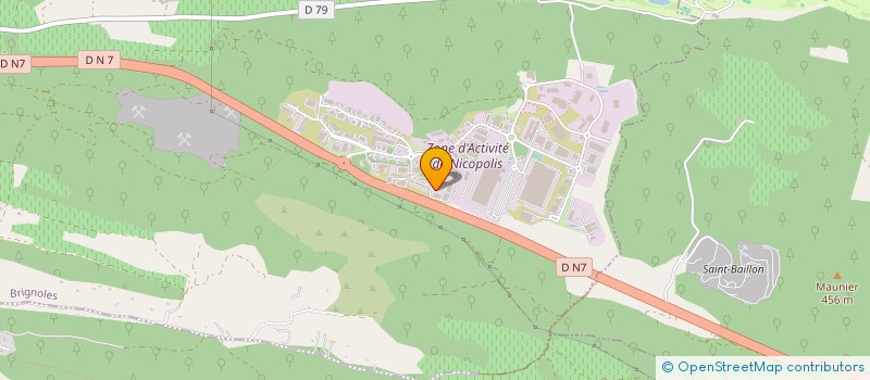 localisation de l'entreprise AF CONSTRUCTION à BRIGNOLES
