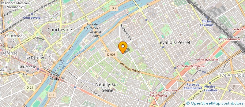 localisation de l'entreprise AF CONSULTING à LEVALLOIS-PERRET