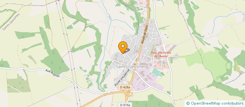 localisation de l'entreprise AF CREA'CONCEPT à SAINTS-GEOSMES