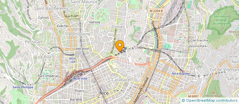localisation de l'entreprise AF DATABASE CONSULTING à NICE