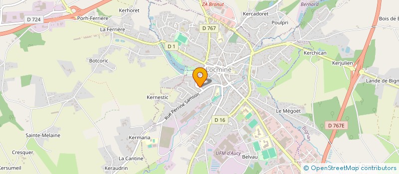 localisation de l'entreprise AF DEPANNAGE  SAINT-ALLOUESTRE