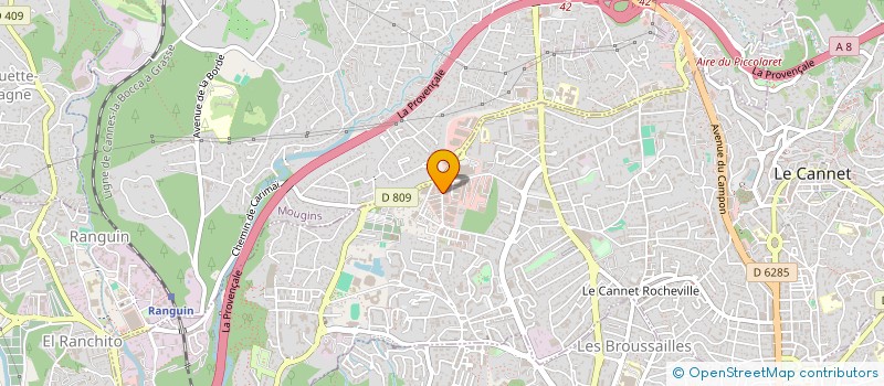 localisation de l'entreprise AF DEVELOPPEMENT à LE CANNET