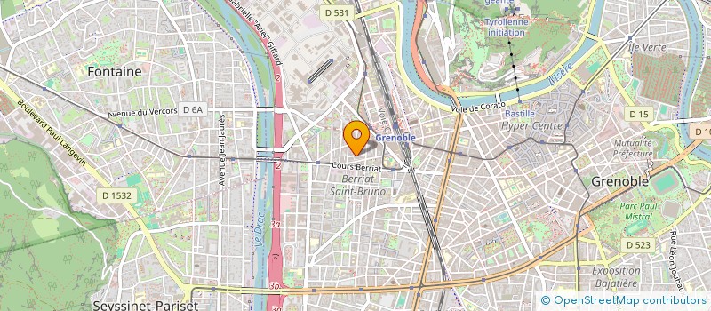 localisation de l'entreprise AF DEVELOPPEMENT  GRENOBLE